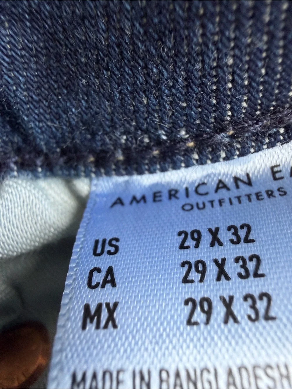 American Eagle Outfitters Airflex+ Dark Blue Skinny Jeans